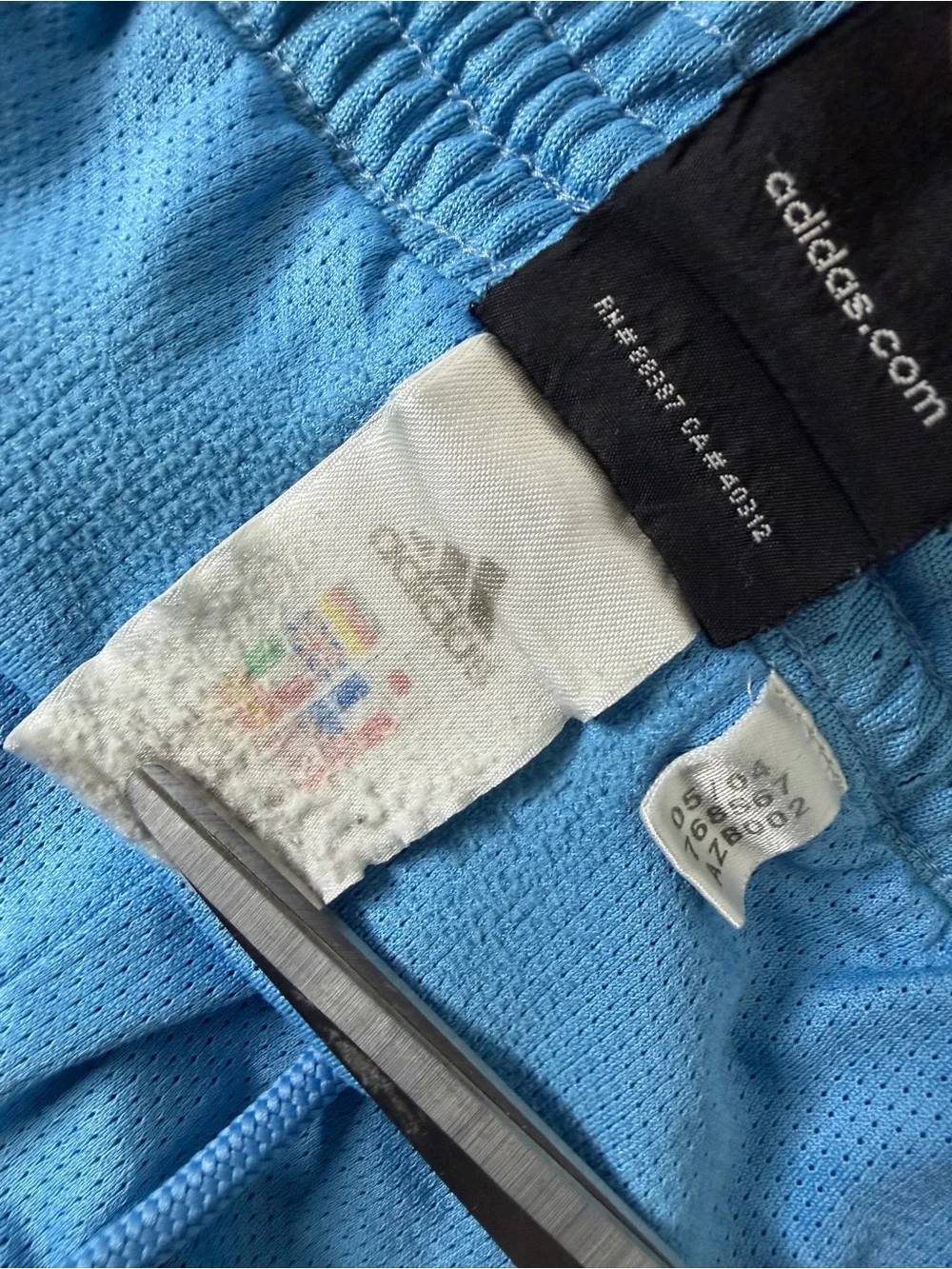 Adidas Basketball Mesh Baggy Shorts men's XL Carolina Blue Vintage 90s y2k